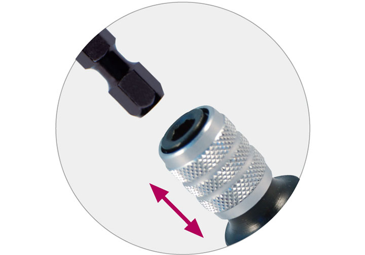 Đầu chuyển máy vặn bu lông 1/2" sang máy vặn vít 1/4" (dùng cho máy) Kingtony 414A08S Đầu chuyển máy vặn bu lông 1/2" sang máy vặn vít 1/4" (dùng cho máy) Kingtony 414A08S