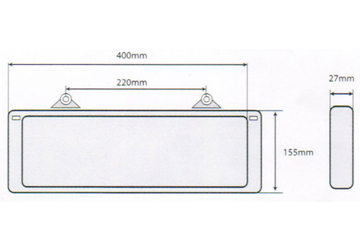 Đèn lối thoát (exit) hai mặt Kentom KT-690 Đèn lối thoát (exit) hai mặt Kentom KT-690