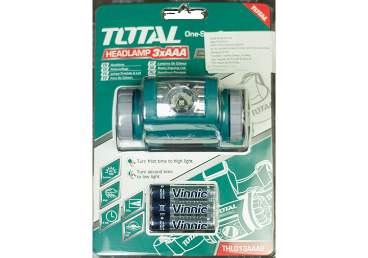 Đèn pha đeo đầu Total THL013AAA2 Đèn pha đeo đầu Total THL013AAA2