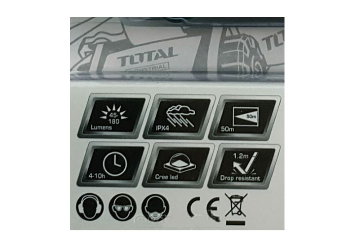 Đèn pha đeo đầu Total THL013AAA2 Đèn pha đeo đầu Total THL013AAA2