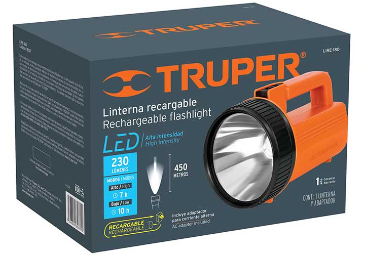 Đèn pin bóng led cầm tay Truper 18017 (LIRE-180) Đèn pin bóng led cầm tay Truper 18017 (LIRE-180)