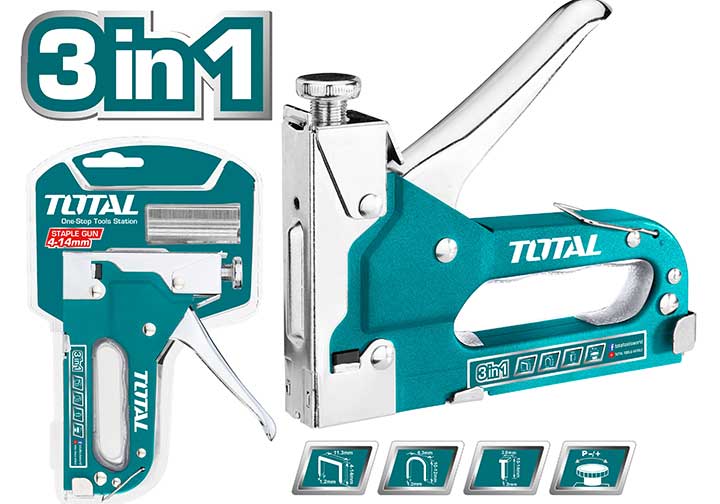 Kìm bấm ghim đa năng 3 trong 1 Total THT31143 Kìm bấm ghim đa năng 3 trong 1 Total THT31143