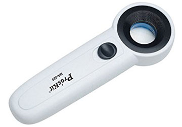 Kính lúp cầm tay có đèn led Proskit MA-020 Kính lúp cầm tay có đèn led Proskit MA-020