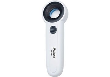 Kính lúp cầm tay có đèn led Proskit MA-020 Kính lúp cầm tay có đèn led Proskit MA-020