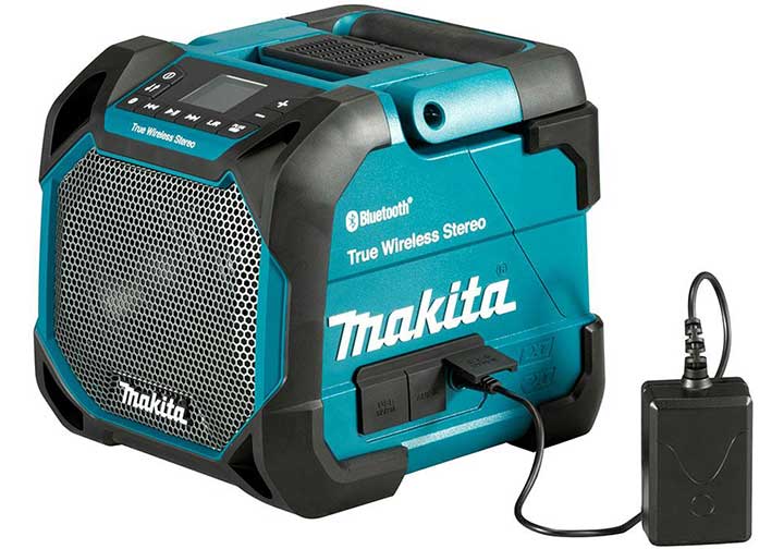 Loa bluetooth công trường dùng pin và điện Makita DMR203 Loa bluetooth công trường dùng pin và điện Makita DMR203