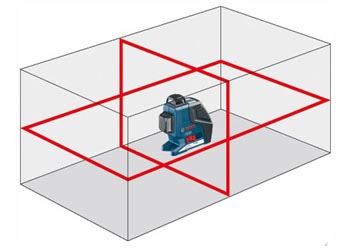 Máy cân mực laser 2 tia Bosch GLL 2-80 Máy cân mực laser 2 tia Bosch GLL 2-80