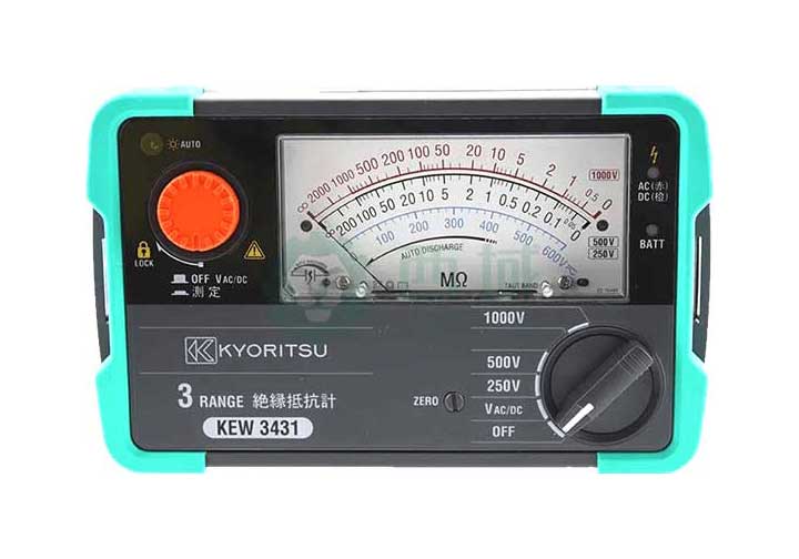 Máy đo điện trở cách điện Kyoritsu 3431 Máy đo điện trở cách điện Kyoritsu 3431