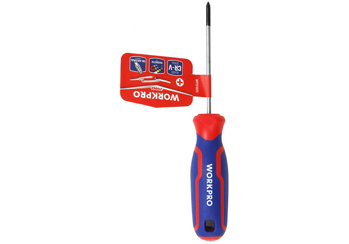 PH1x150mm Tuốc nơ vít bake tay cầm bọc cao su Workpro WP221028 PH1x150mm Tuốc nơ vít bake tay cầm bọc cao su Workpro WP221028