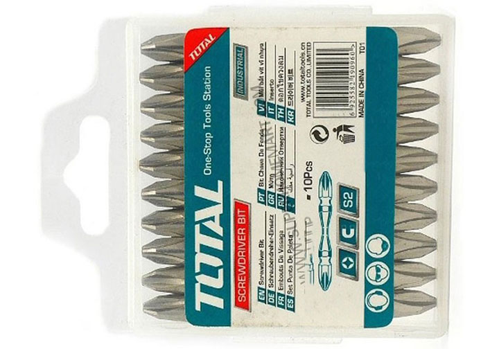 PH2 Mũi siết vít bake 2 đầu 65mm Total TAC16PH233IM PH2 Mũi siết vít bake 2 đầu 65mm Total TAC16PH233IM