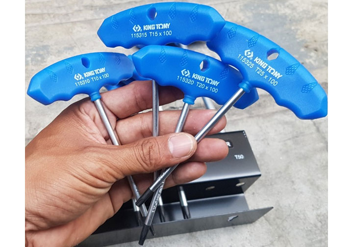 T10-T50 Bộ lục giác sao chữ T 9 chi tiết Kingtony 21309PR T10-T50 Bộ lục giác sao chữ T 9 chi tiết Kingtony 21309PR